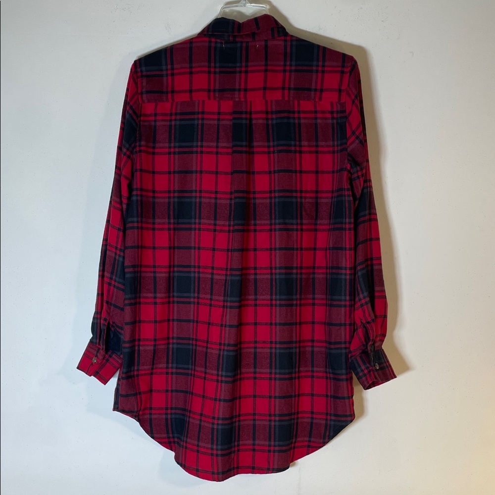 Hippie Rose Boho Red and Black Plaid Flannel Shirt. M. NWT. - Picture 10 of 10